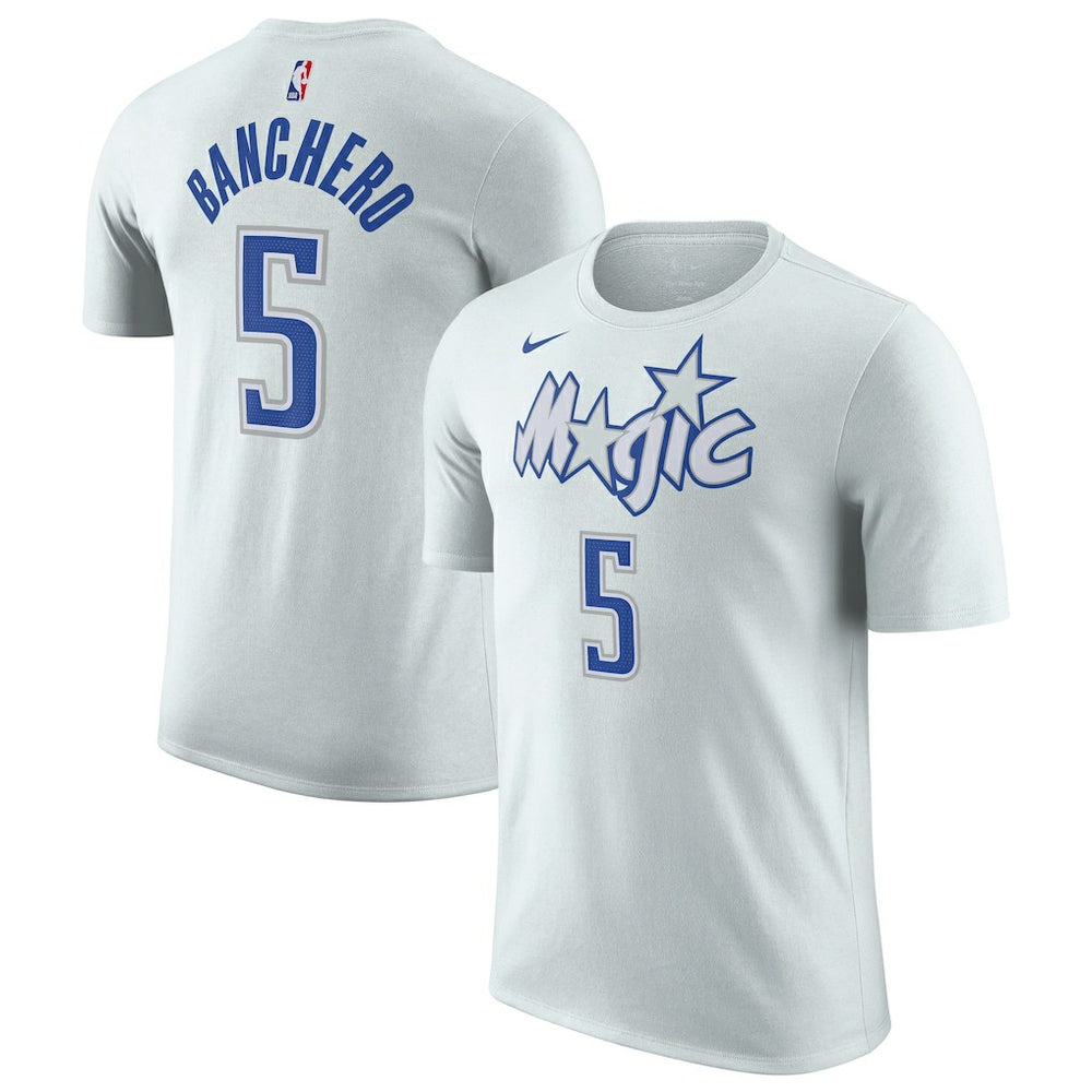 Paolo Banchero Orlando Magic Unisex 2025/26 City Edition Name & Number T-Shirt Silver | Nike discount