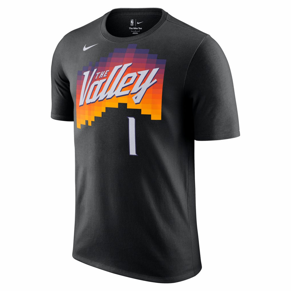 Devin Booker Phoenix Suns Unisex 2025/26 City Edition Name & Number T-Shirt Black | Nike Lifestyle