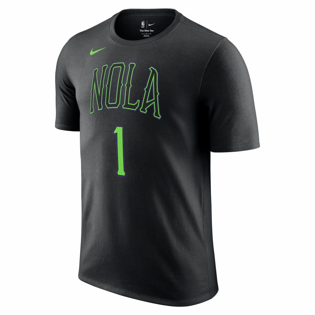 Zion Williamson New Orleans Pelicans Unisex 2025/26 City Edition Name & Number T-Shirt Black | Nike discount