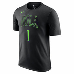 Zion Williamson New Orleans Pelicans Unisex 2025/26 City Edition Name & Number T-Shirt Black | Nike discount
