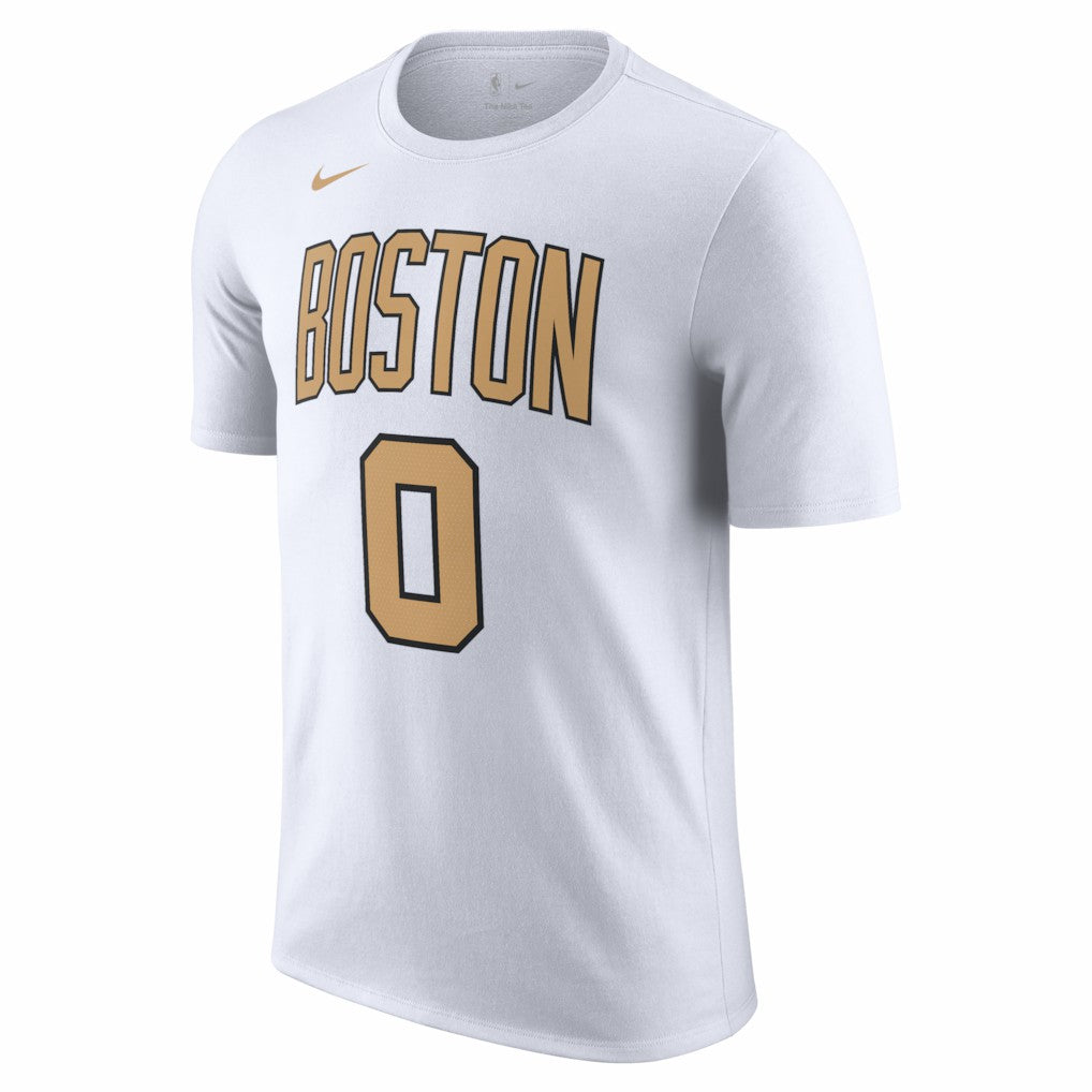 Jayson Tatum Boston Celtics Unisex 2025/26 City Edition Name & Number T-Shirt White | Nike US
