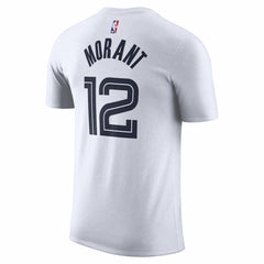 Ja Morant Memphis Grizzlies Unisex 2025/26 City Edition Name & Number T-Shirt White | Nike US