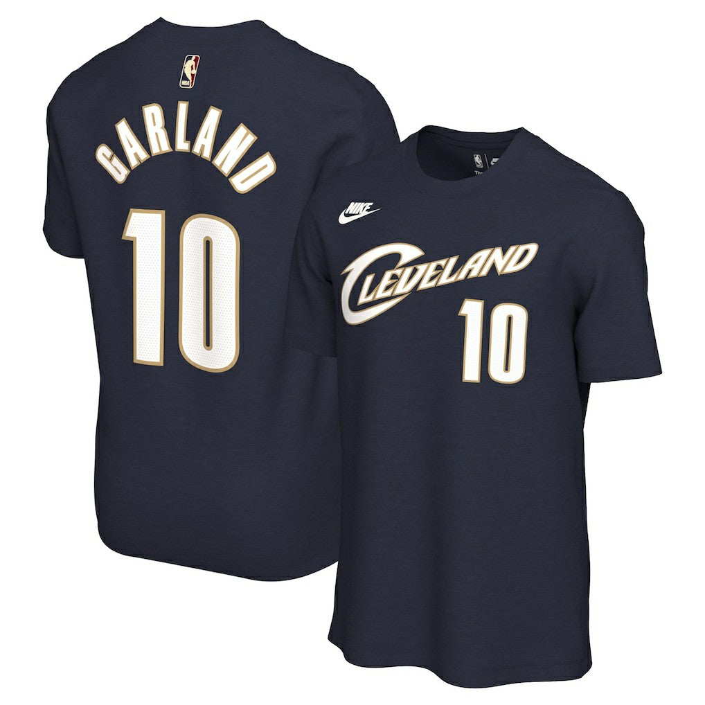 Darius Garland Cleveland Cavaliers Unisex Name & Number T-Shirt for sale Classic Editi- Navy | Nike Lifestyle