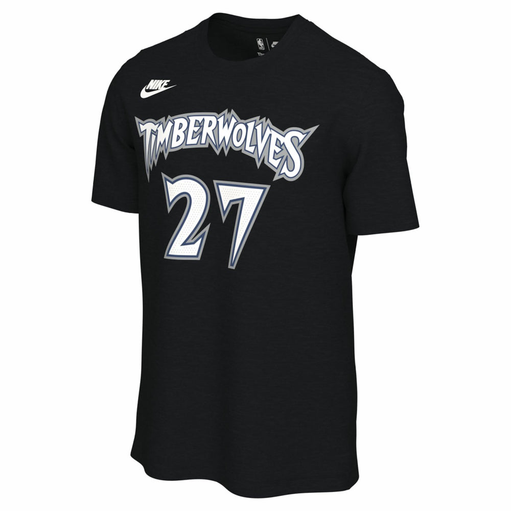 Rudy Gobert Minnesota Timberwolves Unisex Name & Number T-Shirt Classic Edition Black | Nike US