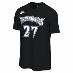 Rudy Gobert Minnesota Timberwolves Unisex Name & Number T-Shirt Classic Edition Black | Nike US