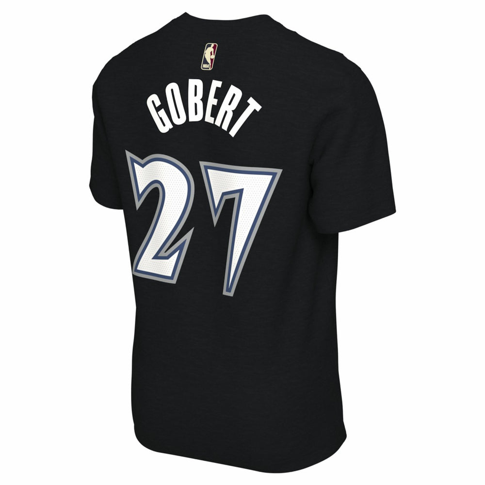 Rudy Gobert Minnesota Timberwolves Unisex Name & Number T-Shirt Classic Edition Black | Nike US