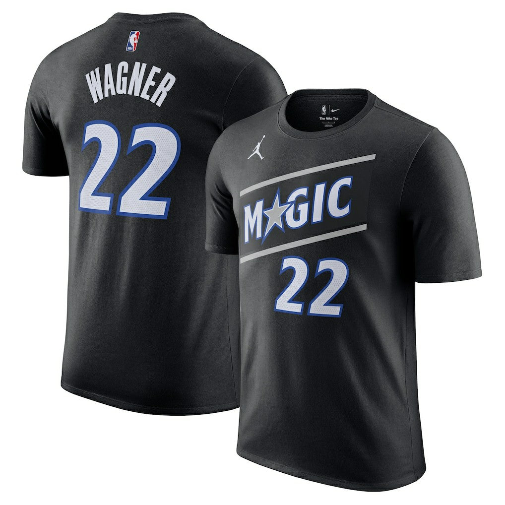 Franz Wagner Orlando Magic Jordan Brand Unisex Name & Number T-Shirt Statement Edition Black