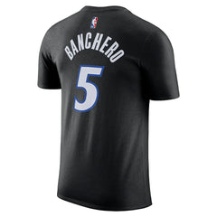 Paolo Banchero Orlando Magic Jordan Brand Unisex Name & Number T-Shirt Statement Edition Black