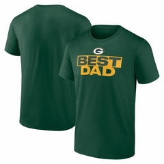 Green Bay Packers Best Dad Father's Day T-Shirt Green