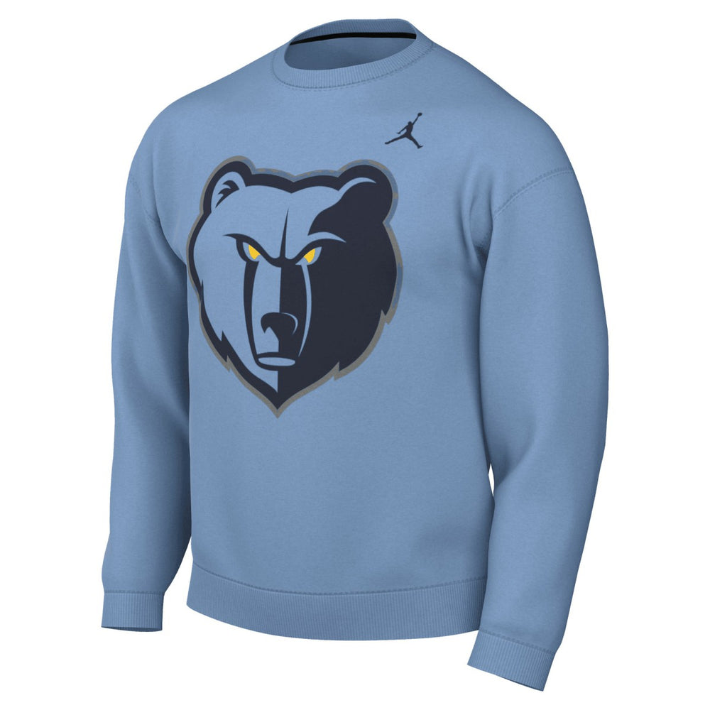 Memphis Grizzlies Jordan Brand Statement Edition Sweatshirt Light Blue