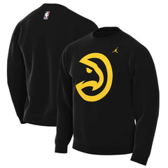 Atlanta Hawks Jordan Brand Statement Edition Sweatshirt Black