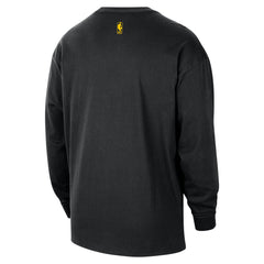 Los Angeles Lakers 2025/26 City Edition Remix Essential Logo Long Sleeve T-Shirt Black | Nike