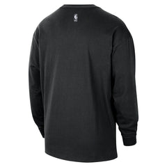 Brooklyn Nets 2025/26 City Edition Remix Essential Logo Long Sleeve T-Shirt Black | Nike online