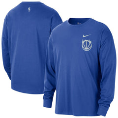 Orlando Magic 2025/26 City Edition Remix Essential Logo Long Sleeve T-Shirt Blue | Nike Near Me