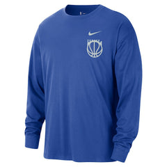 Orlando Magic 2025/26 City Edition Remix Essential Logo Long Sleeve T-Shirt Blue | Nike Near Me