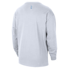 Memphis Grizzlies 2025/26 City Edition Remix Essential Logo Long Sleeve T-Shirt White | Nike US