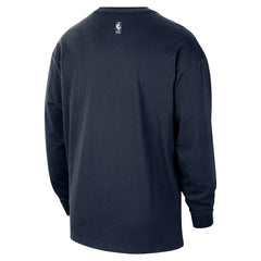 Oklahoma City Thunder 2025/26 City Edition Remix Essential Logo Long Sleeve T-Shirt Navy | Nike US