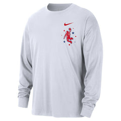 Houston Rockets 2025/26 City Edition Remix Essential Logo Long Sleeve T-Shirt for sale White | Nike online