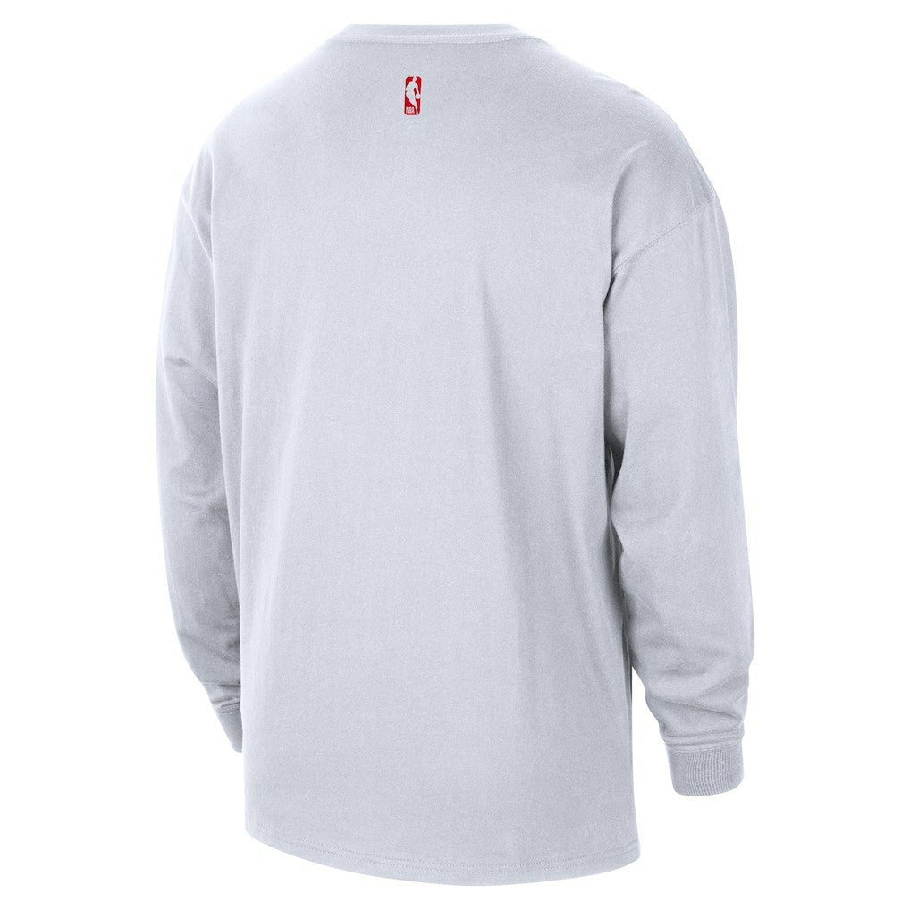 Houston Rockets 2025/26 City Edition Remix Essential Logo Long Sleeve T-Shirt for sale White | Nike online