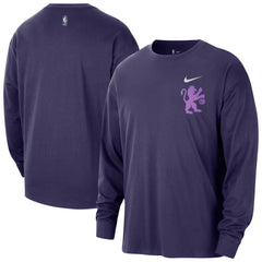 Sacramento Kings 2025/26 City Edition Remix Essential Logo Long Sleeve T-Shirt Purple | Nike discount