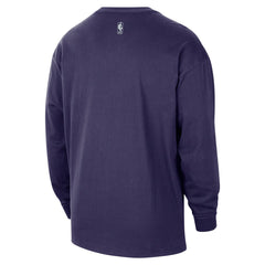 Sacramento Kings 2025/26 City Edition Remix Essential Logo Long Sleeve T-Shirt Purple | Nike discount