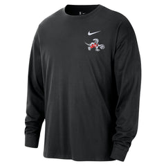 Toronto Raptors 2025/26 City Edition Remix Essential Logo Long Sleeve T-Shirt Black | Nike US