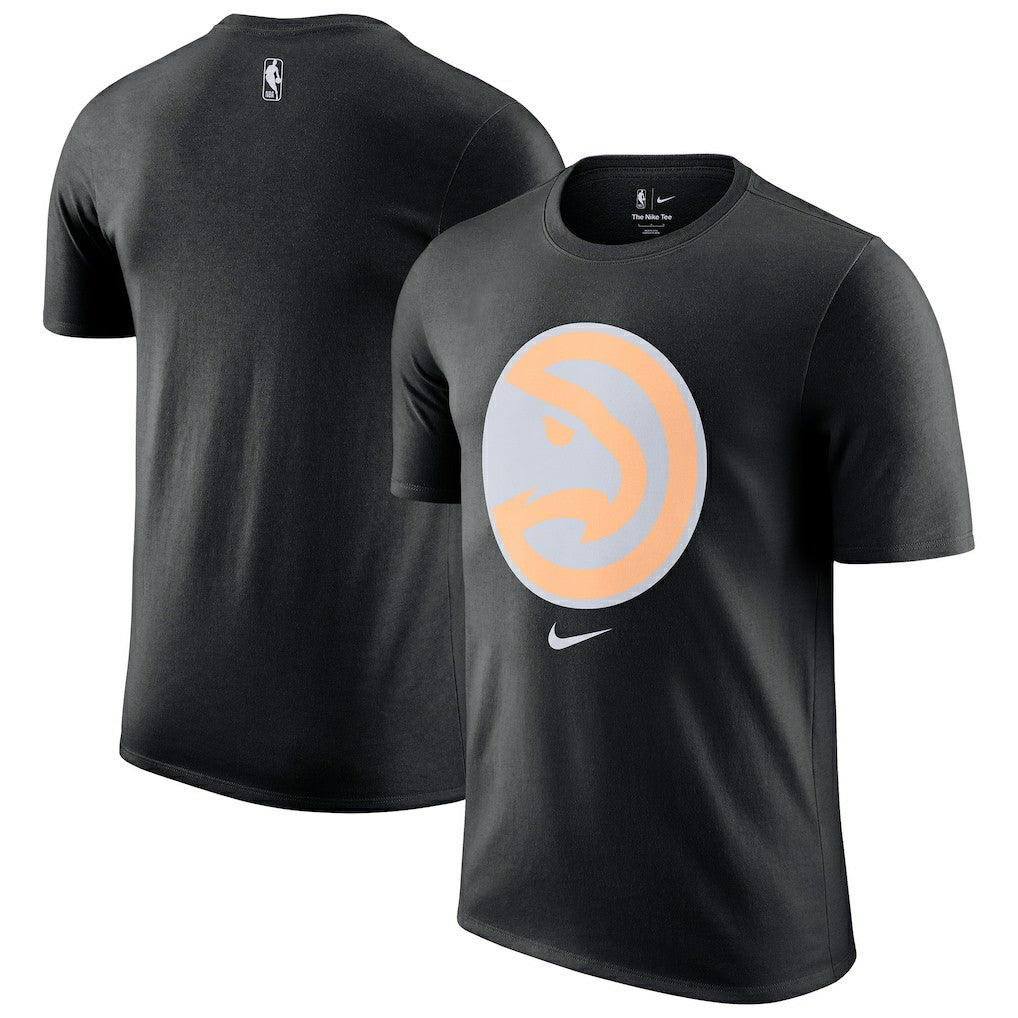 Atlanta Hawks 2025/26 City Edition Remix Essential Logo T-Shirt Black | Nike for sale