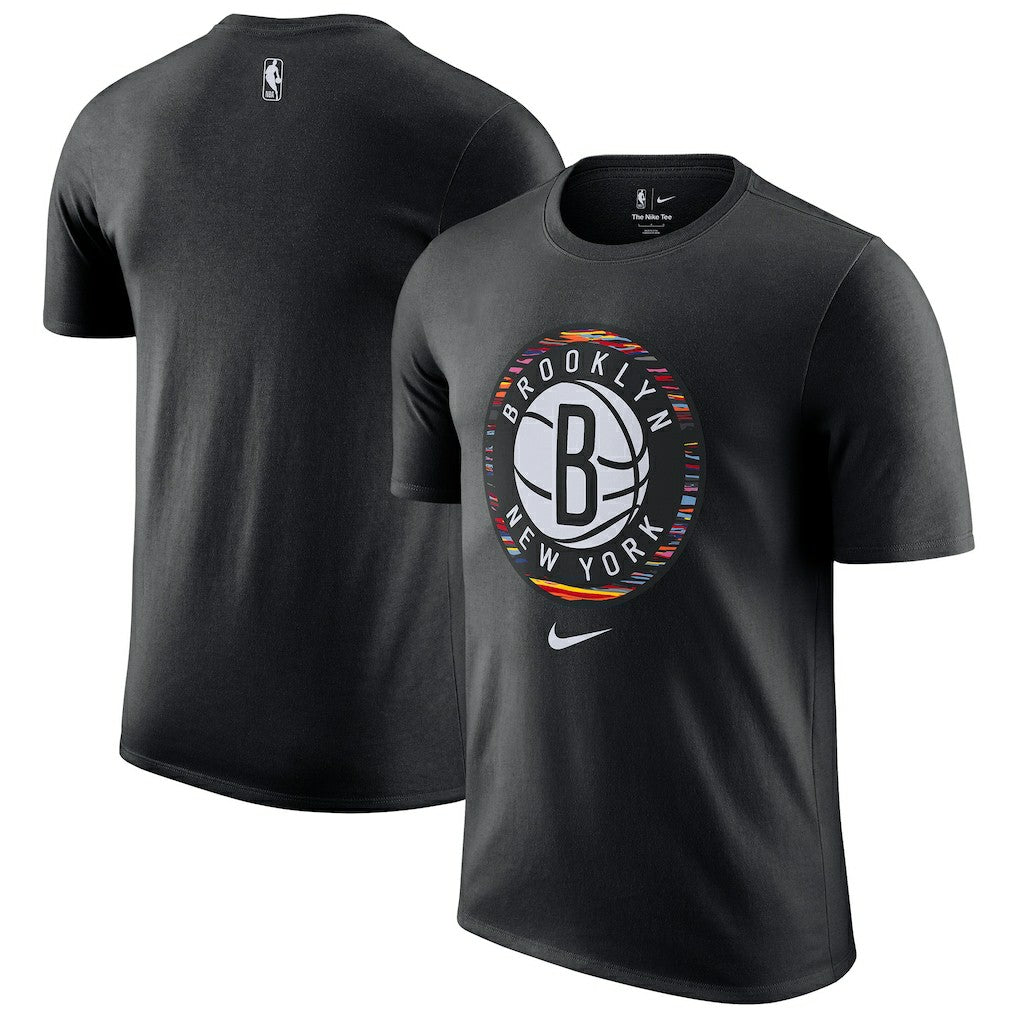 Brooklyn Nets 2025/26 City Edition Remix Essential Logo T-Shirt Black | Nike online