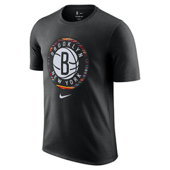 Brooklyn Nets 2025/26 City Edition Remix Essential Logo T-Shirt Black | Nike online