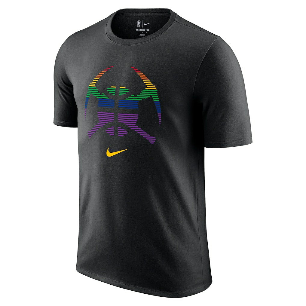 Denver Nuggets 2025/26 City Edition Remix Essential Logo T-Shirt for sale Black | Nike
