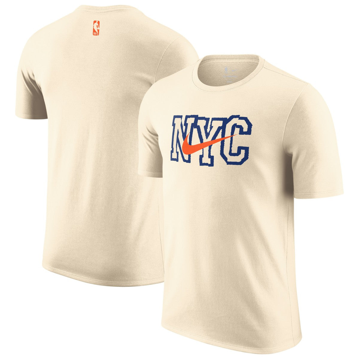 New York Knicks 2025/26 City Edition Remix Essential Logo T-Shirt Natural | Nike outlet
