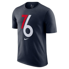 Philadelphia 76ers 2025/26 City Edition Remix Essential Logo T-Shirt Navy | Nike