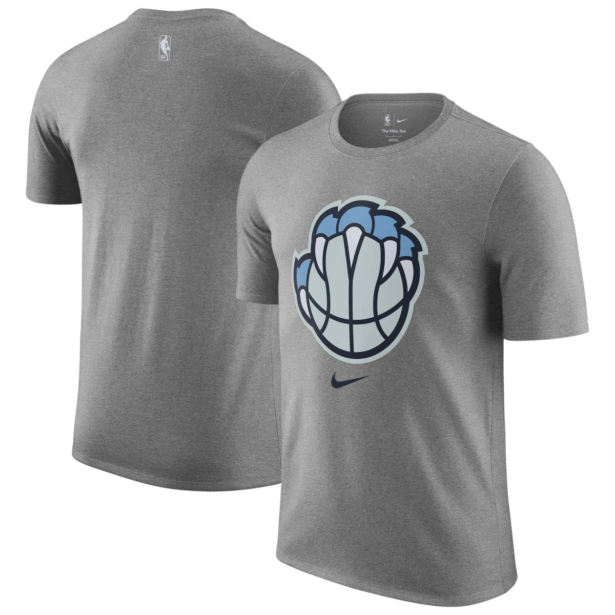 Memphis Grizzlies 2025/26 City Edition Remix Essential Logo T-Shirt Heather Gray | Nike Lifestyle