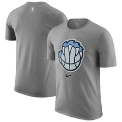 Memphis Grizzlies 2025/26 City Edition Remix Essential Logo T-Shirt Heather Gray | Nike Lifestyle