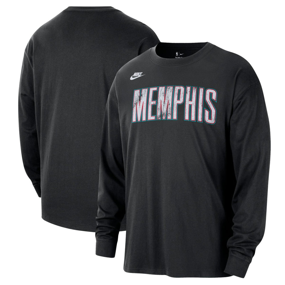 Memphis Grizzlies Unisex Classic Edition Hardwood Classics Essential Logo Long Sleeve T-Shirt Black | Nike online