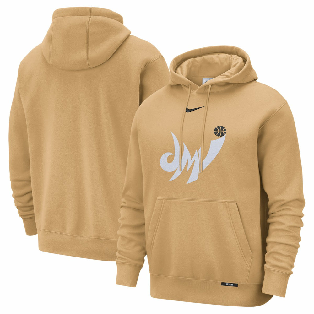 Washington Wizards 2025/26 City Edition Essential Logo Remix Hoodie Gold | Nike online