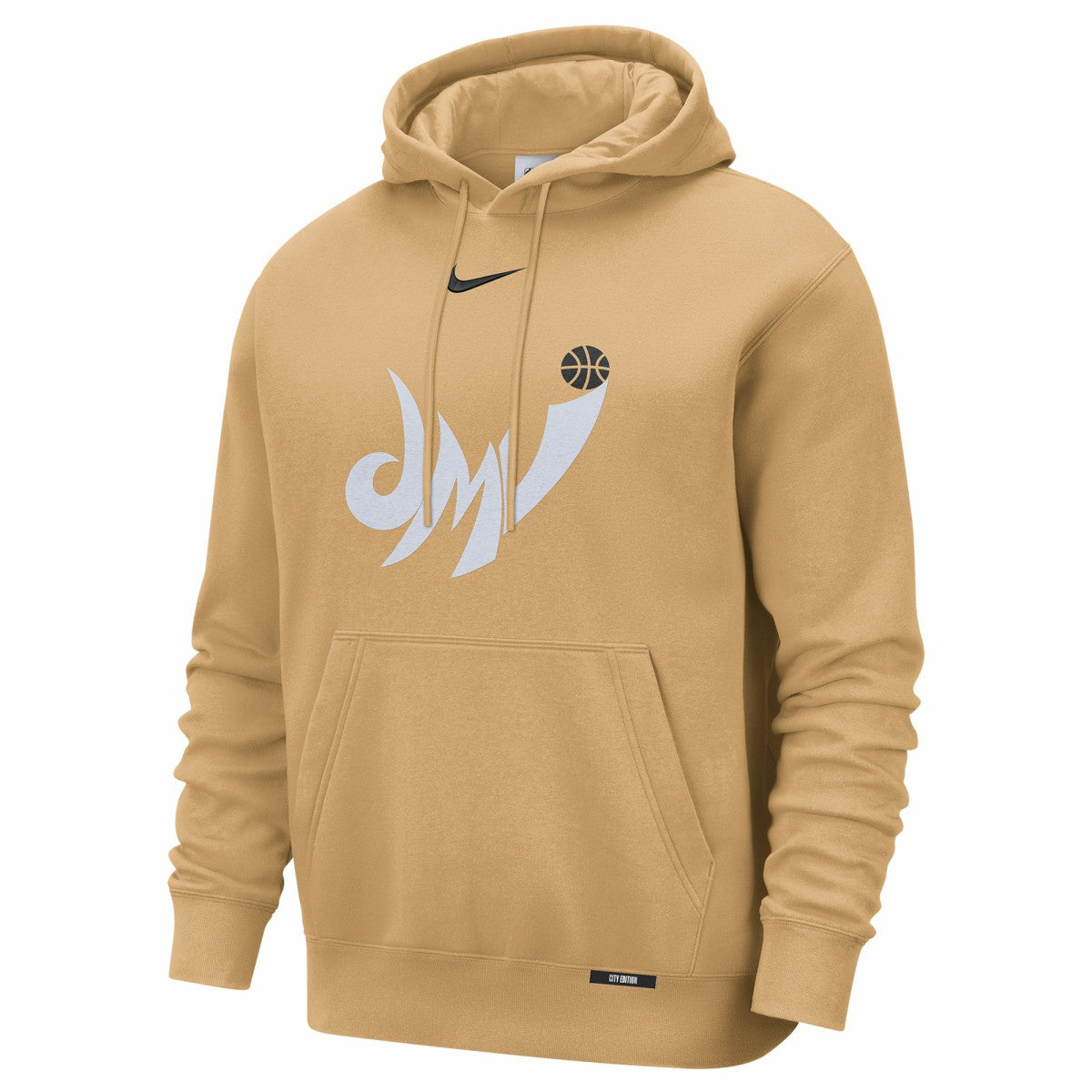 Washington Wizards 2025/26 City Edition Essential Logo Remix Hoodie Gold | Nike online