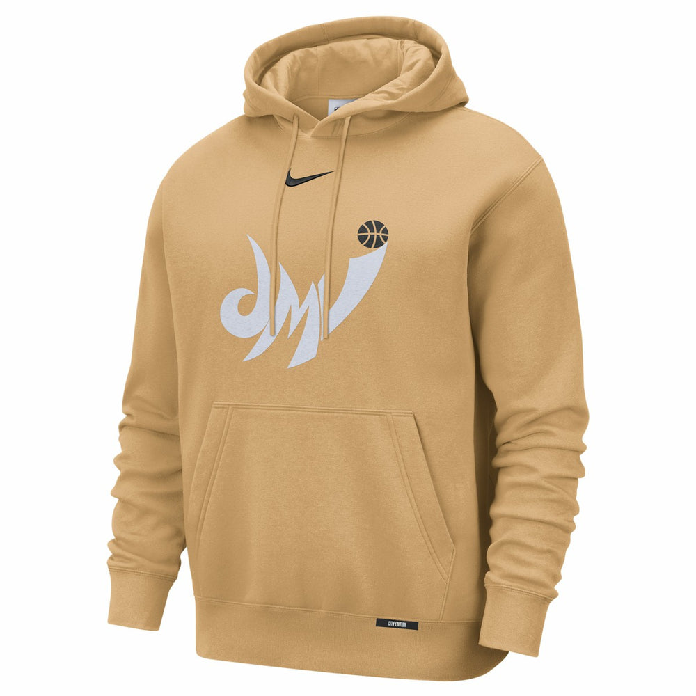 Washington Wizards 2025/26 City Edition Essential Logo Remix Hoodie Gold | Nike online