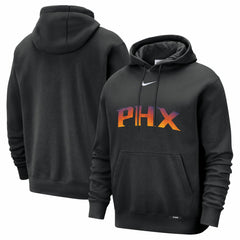 Phoenix Suns 2025/26 City Edition Essential Logo Remix Hoodie Black | Nike Near Me