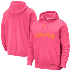 San Antonio Spurs 2025/26 City Edition Essential Logo Remix Hoodie Pink | Nike online