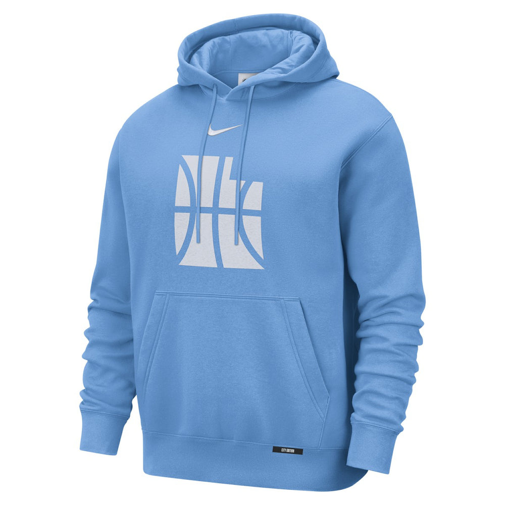 Utah Jazz 2025/26 City Edition Essential Logo Remix Hoodie Blue | Nike US