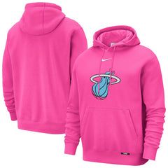Miami Heat 2025/26 City Edition Essential Logo Remix Hoodie Pink | Nike outlet