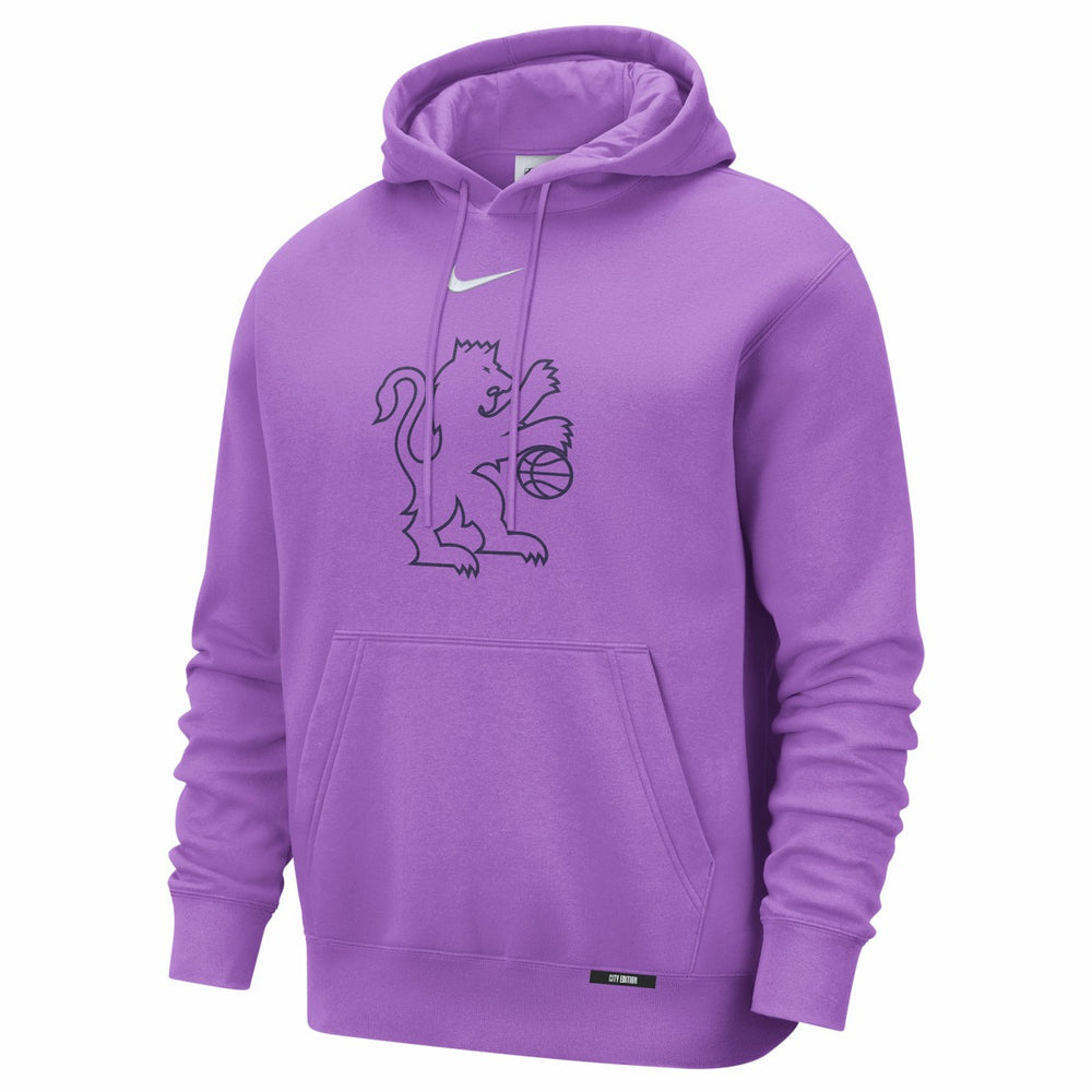 Sacramento Kings 2025/26 City Edition Essential Logo Remix Hoodie Purple | Nike outlet