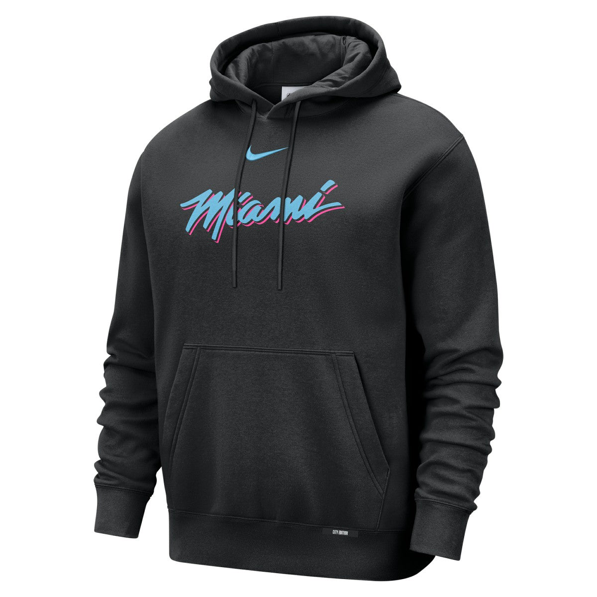 Miami Heat 2025/26 City Edition Essential Remix Club Hoodie Black | Nike discount