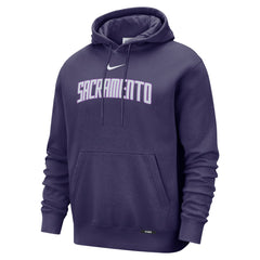Sacramento Kings 2025/26 City Edition Essential Remix Club Hoodie Purple | Nike for sale