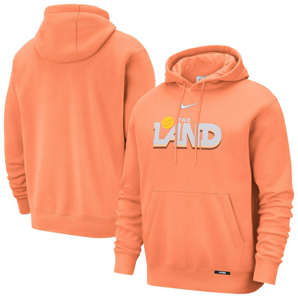 Cleveland Cavaliers 2025/26 City Edition Essential Remix Club Hoodie for sale Orange | Nike online
