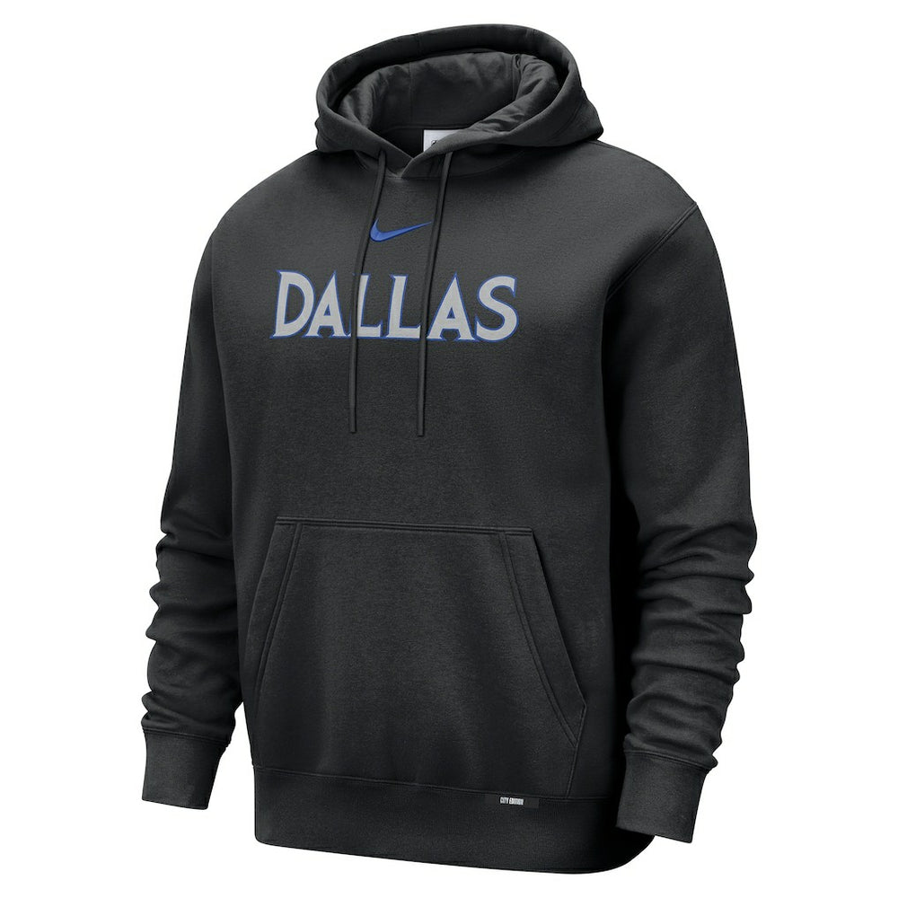 Dallas Mavericks 2025/26 City Edition Essential Remix Club Hoodie for sale Black | Nike Near Me