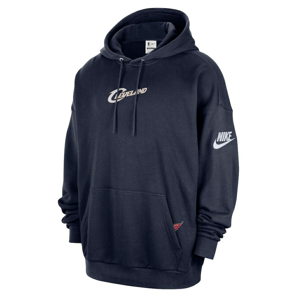 Cleveland Cavaliers Classic Edition Hardwood Classics Premium Club Heavyweight Fleece Hoodie for sale Navy | Nike discount