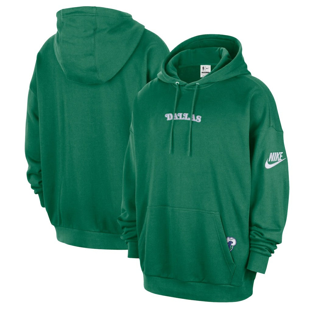 Dallas Mavericks Classic Edition Hardwood Classics Premium Club Heavyweight Fleece Hoodie for sale Green | Nike