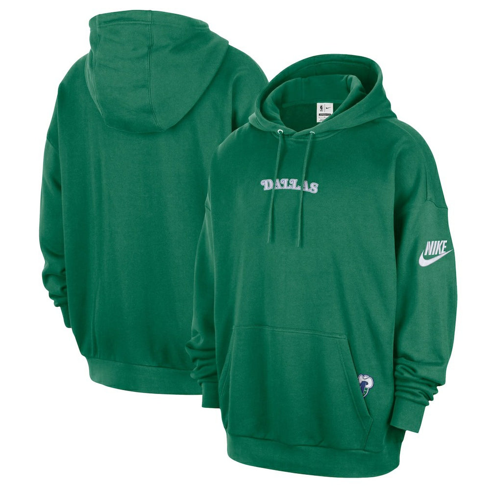 Dallas Mavericks Classic Edition Hardwood Classics Premium Club Heavyweight Fleece Hoodie for sale Green | Nike